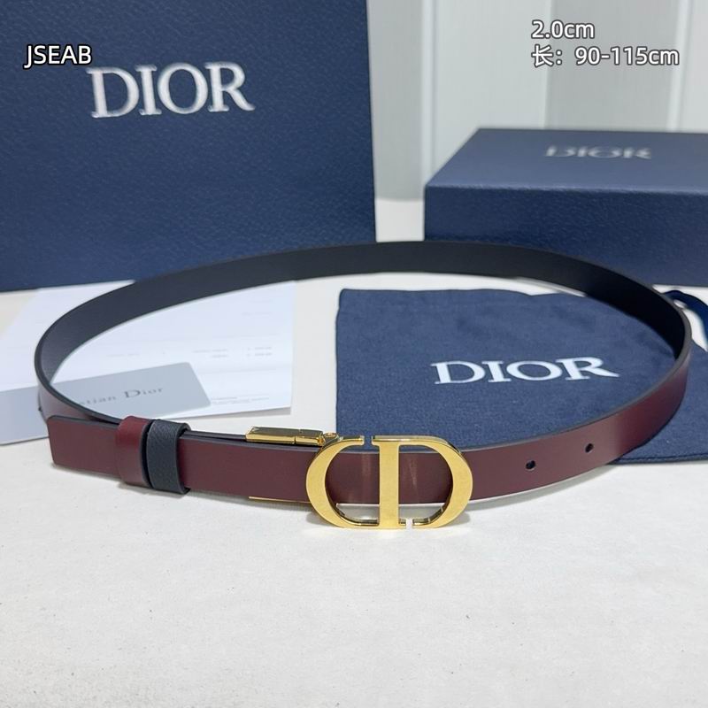 Dior belt 20mmX90-115cm 8L (117)