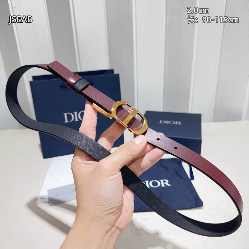 Dior belt 20mmX90-115cm 8L (118)