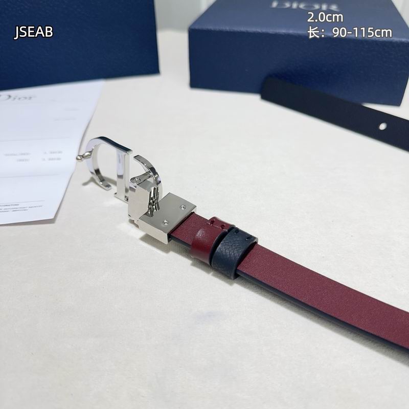 Dior belt 20mmX90-115cm 8L (123)