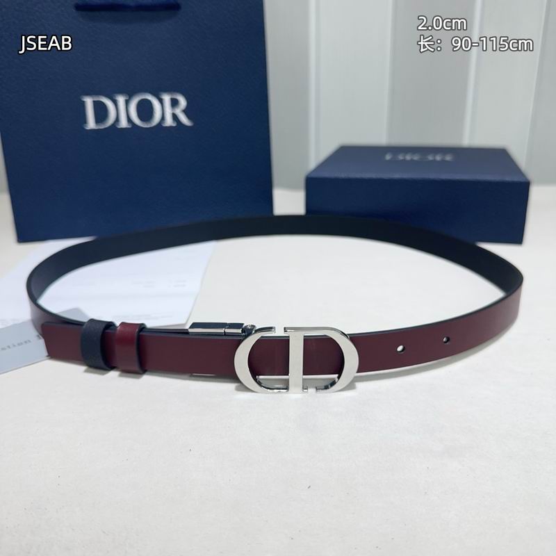 Dior belt 20mmX90-115cm 8L (124)