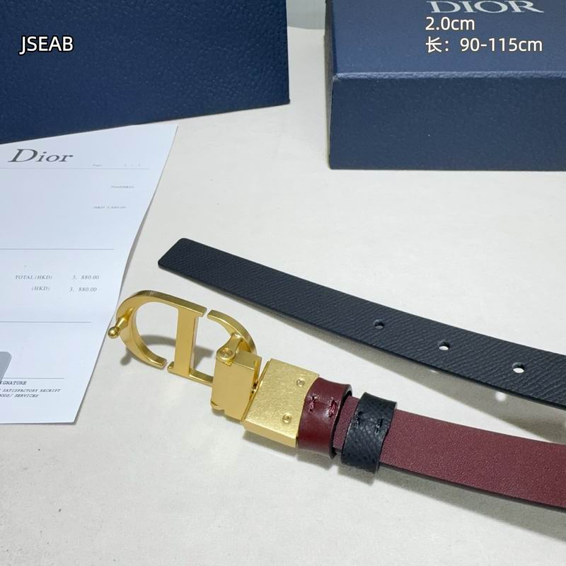 Dior belt 20mmX90-115cm 8L (130)