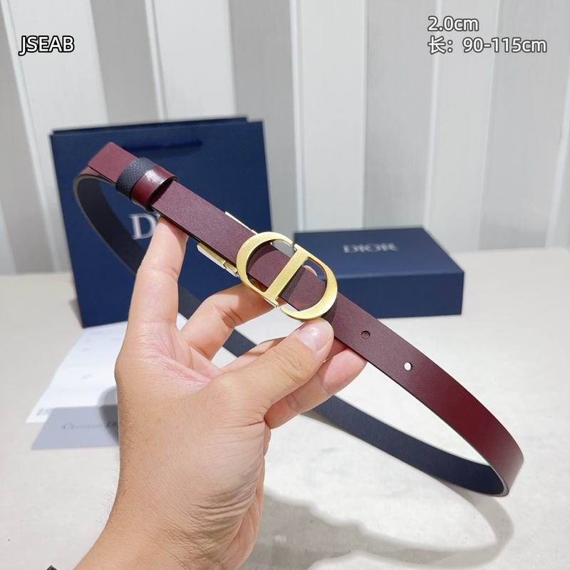 Dior belt 20mmX90-115cm 8L (132)