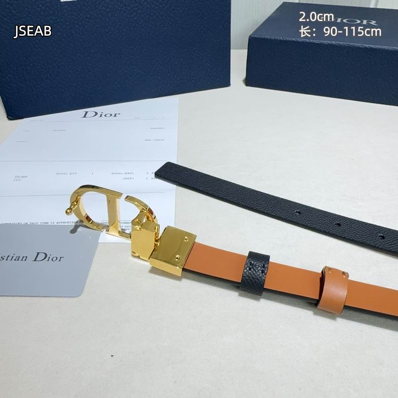 Dior belt 20mmX90-115cm 8L (46)