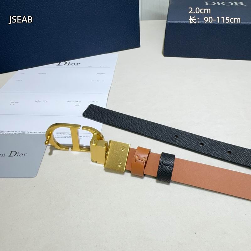 Dior belt 20mmX90-115cm 8L (60)