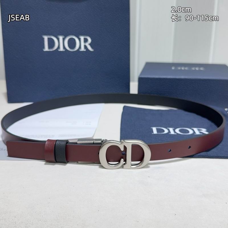 Dior belt 20mmX90-115cm 8L (75)
