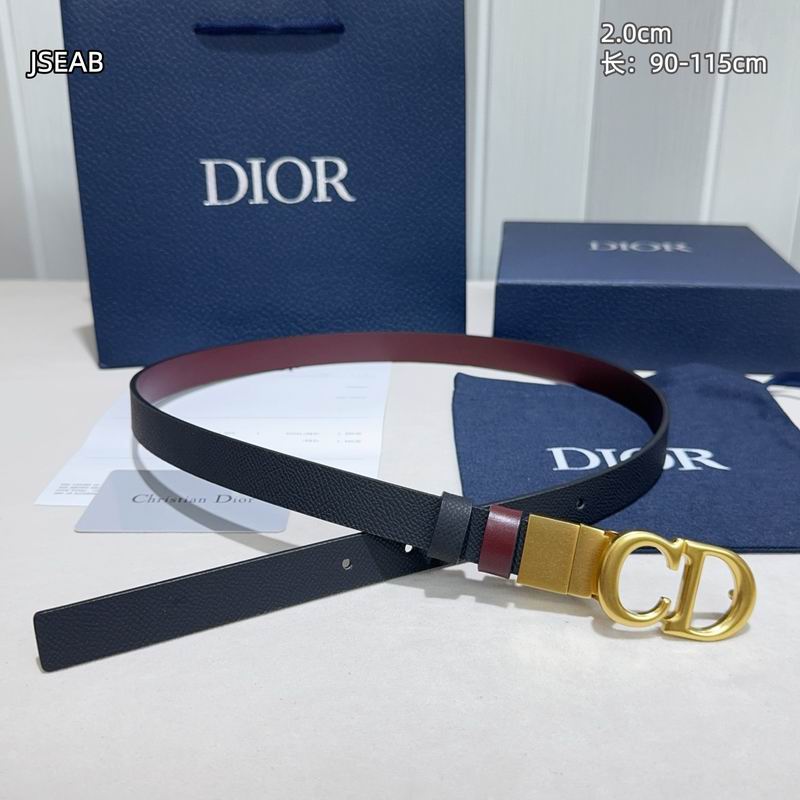 Dior belt 20mmX90-115cm 8L (80)