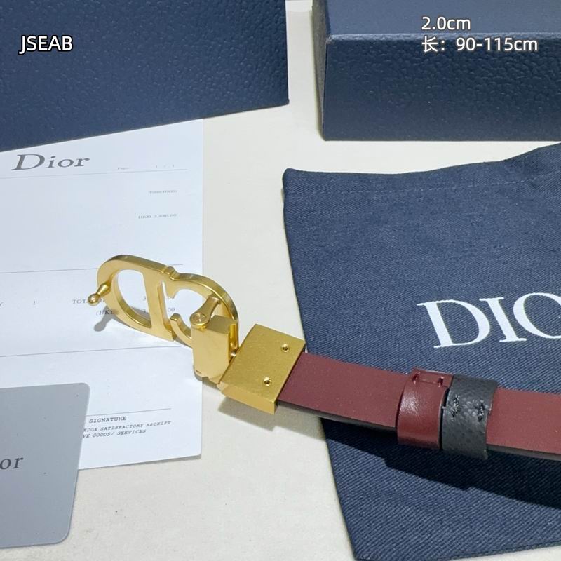 Dior belt 20mmX90-115cm 8L (81)