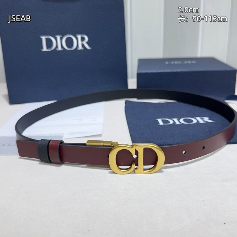 Dior belt 20mmX90-115cm 8L (82)