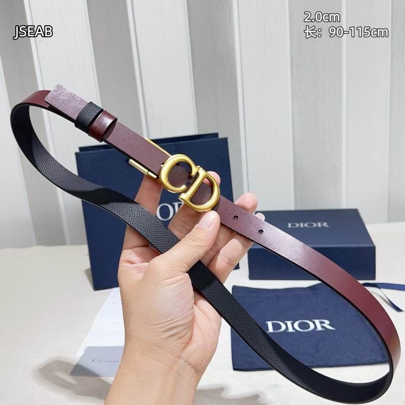 Dior belt 20mmX90-115cm 8L (83)