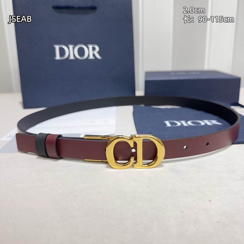 Dior belt 20mmX90-115cm 8L (95)