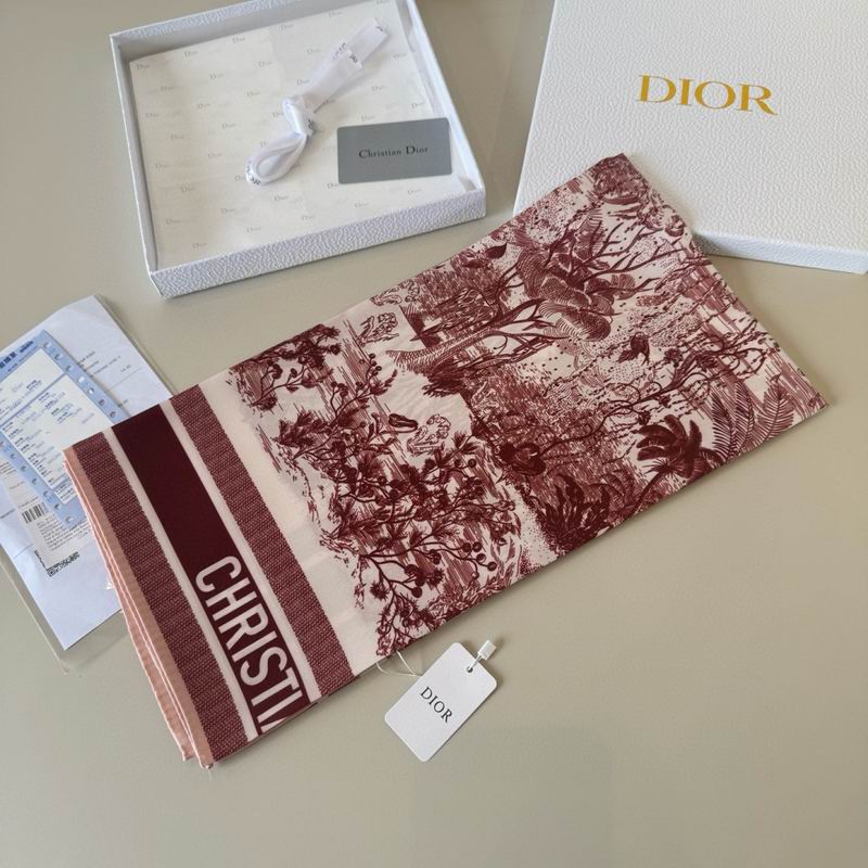 Dior silk scarf 90X90cm E15 (25)