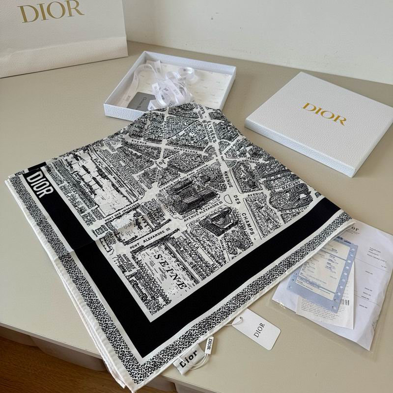Dior silk scarf hm (198)