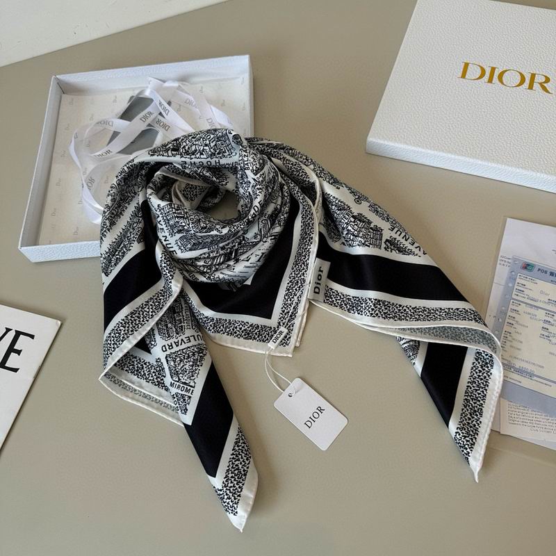 Dior silk scarf hm (199)