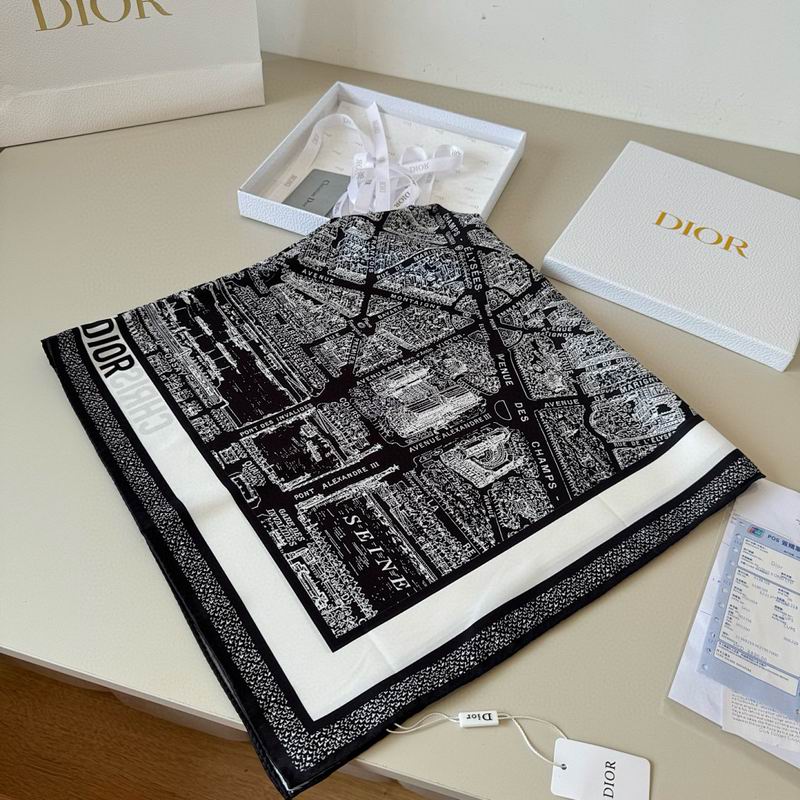 Dior silk scarf hm (201)