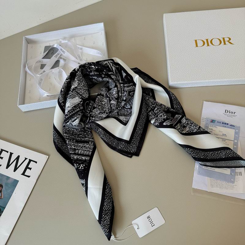 Dior silk scarf hm (202)
