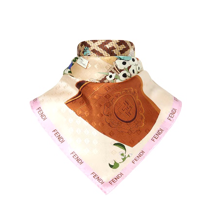 Fendi Silk Scarf 90X90cm E36 (17)