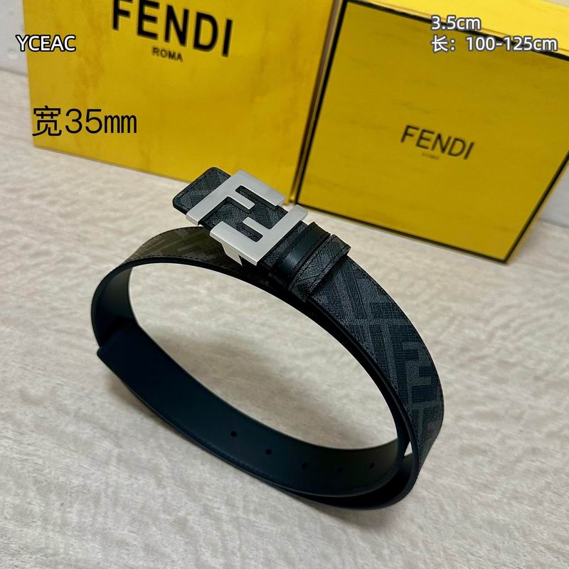 Fendi belt 35mmX100-125cm 8L (8)