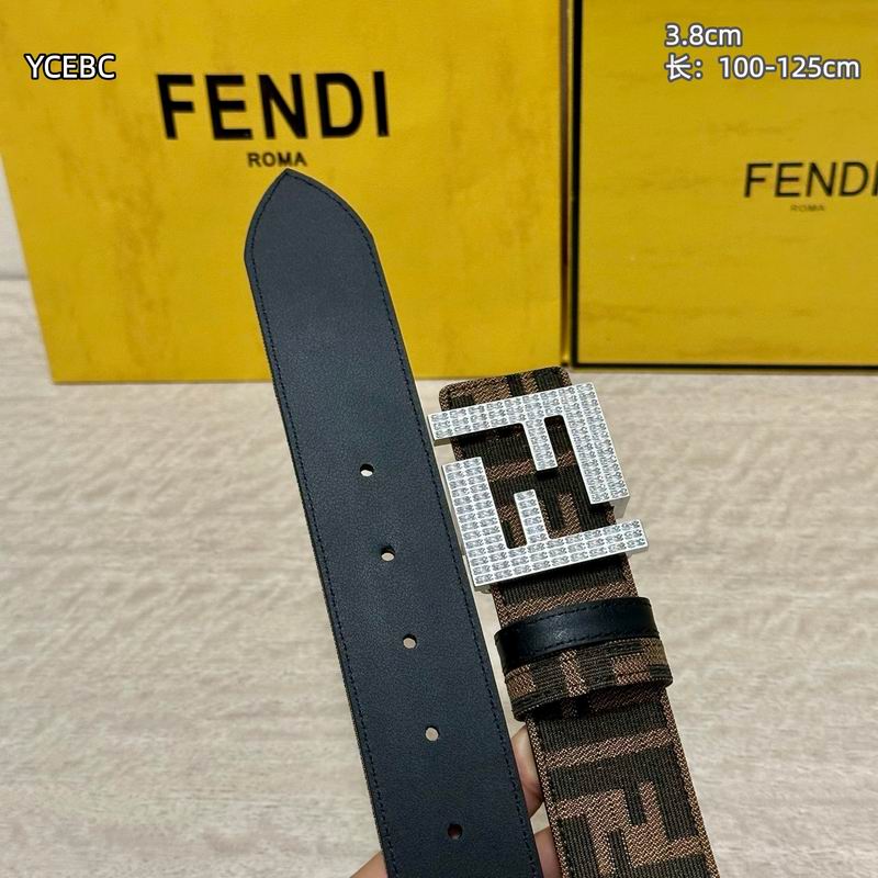 Fendi belt 38mmX100-125cm 8L (8)