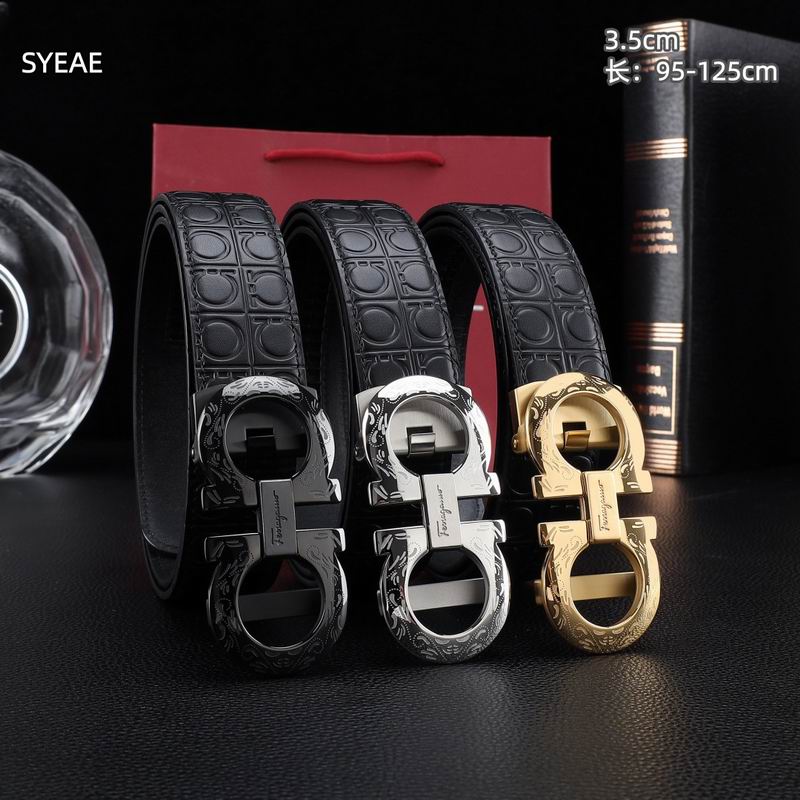 Ferragamo belt自动带 35mmX95-125cm 8L (55)