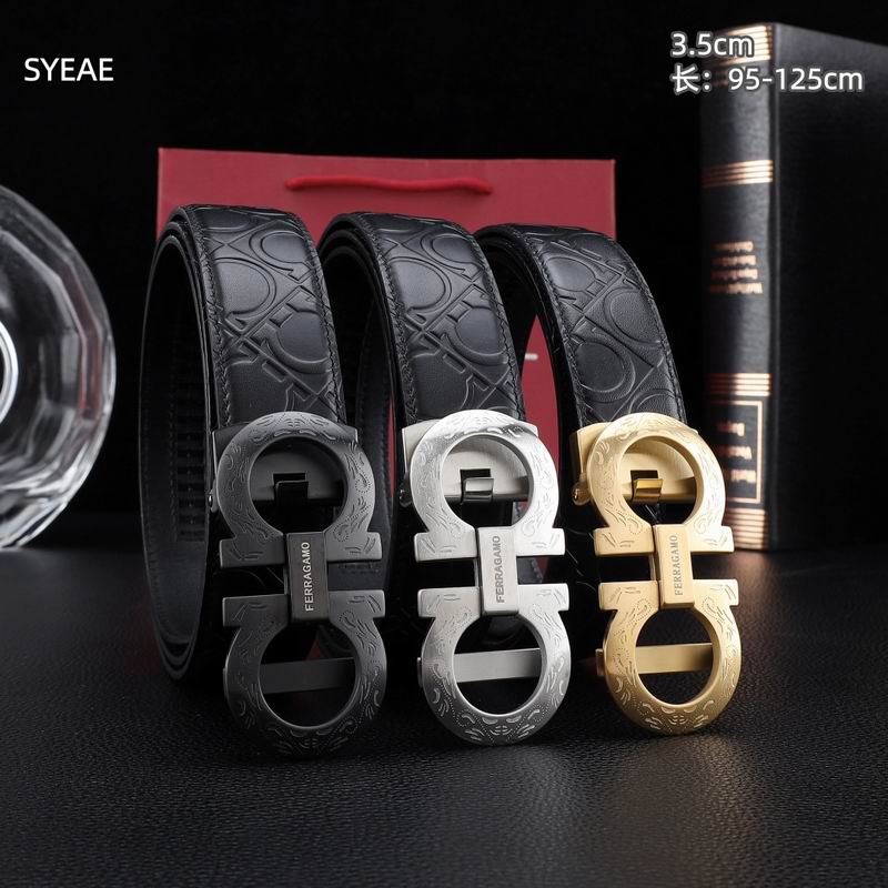Ferragamo belt自动带 35mmX95-125cm 8L (64)