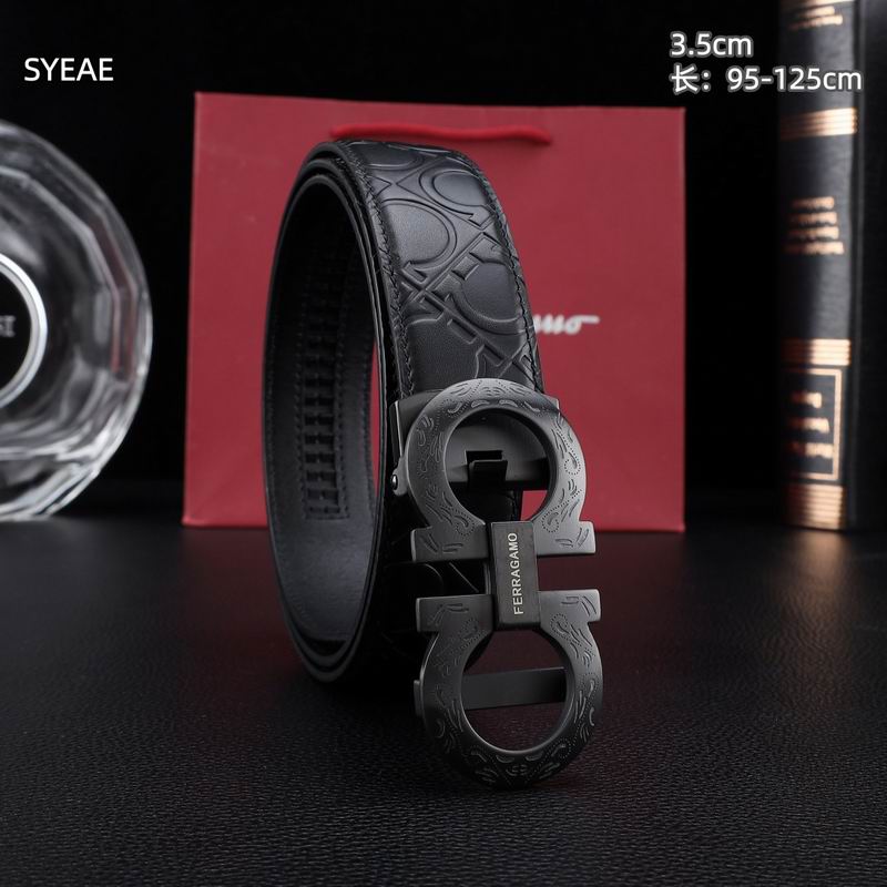 Ferragamo belt自动带 35mmX95-125cm 8L (65)