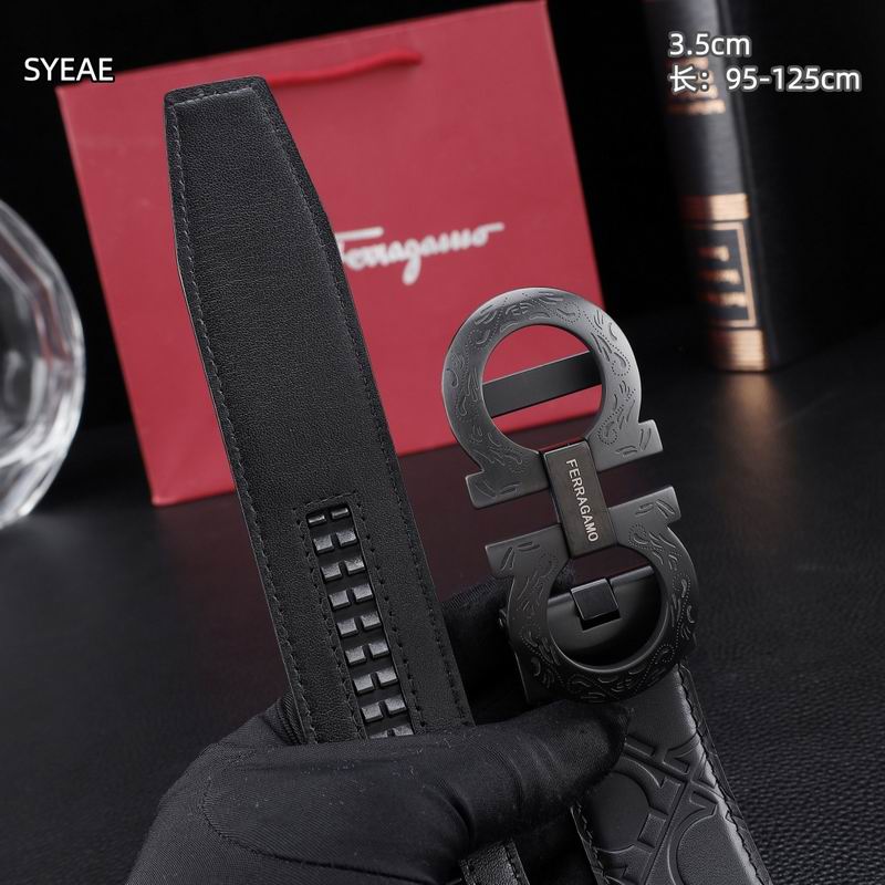 Ferragamo belt自动带 35mmX95-125cm 8L (72)