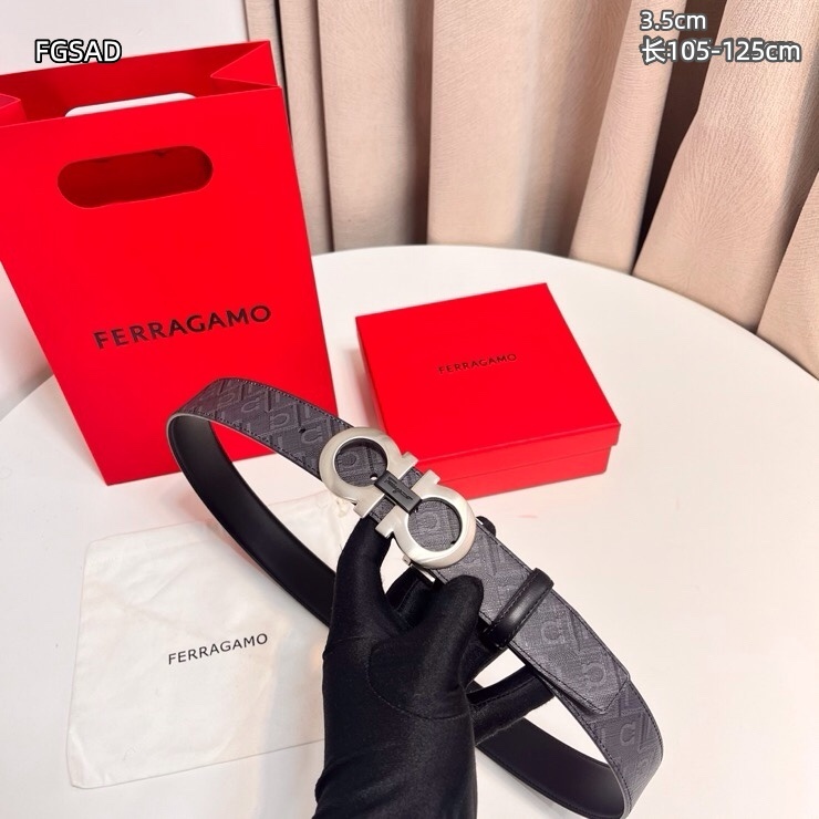 Ferragamo belt 35mmX105-125cm 8L (10)