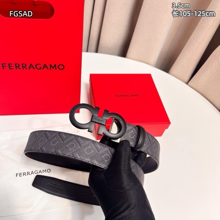 Ferragamo belt 35mmX105-125cm 8L (15)