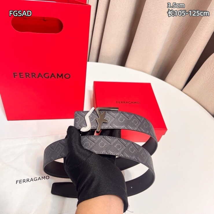 Ferragamo belt 35mmX105-125cm 8L (19)