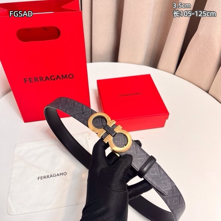 Ferragamo belt 35mmX105-125cm 8L (2)