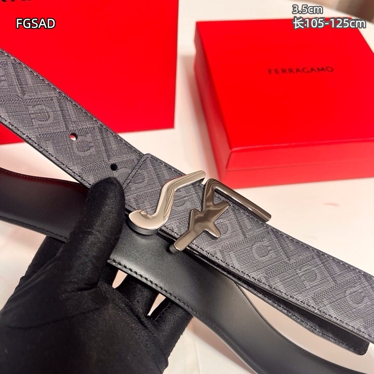Ferragamo belt 35mmX105-125cm 8L (20)