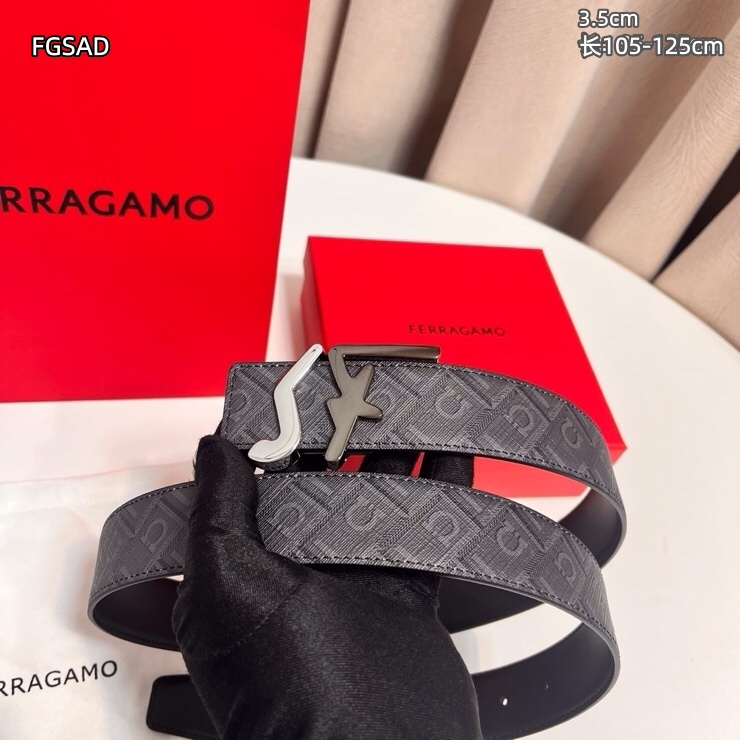 Ferragamo belt 35mmX105-125cm 8L (21)