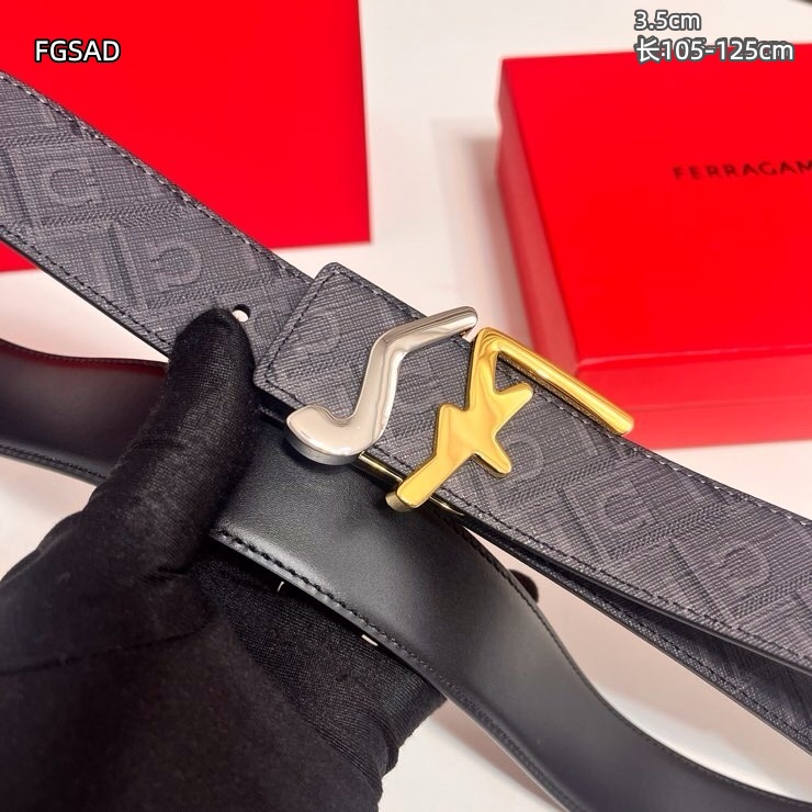 Ferragamo belt 35mmX105-125cm 8L (23)