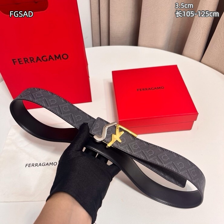 Ferragamo belt 35mmX105-125cm 8L (24)