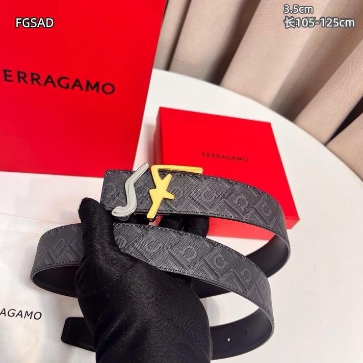Ferragamo belt 35mmX105-125cm 8L (25)