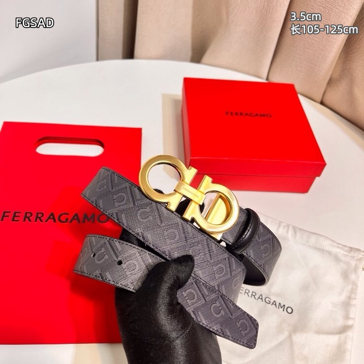 Ferragamo belt 35mmX105-125cm 8L (30)