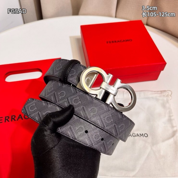 Ferragamo belt 35mmX105-125cm 8L (35)