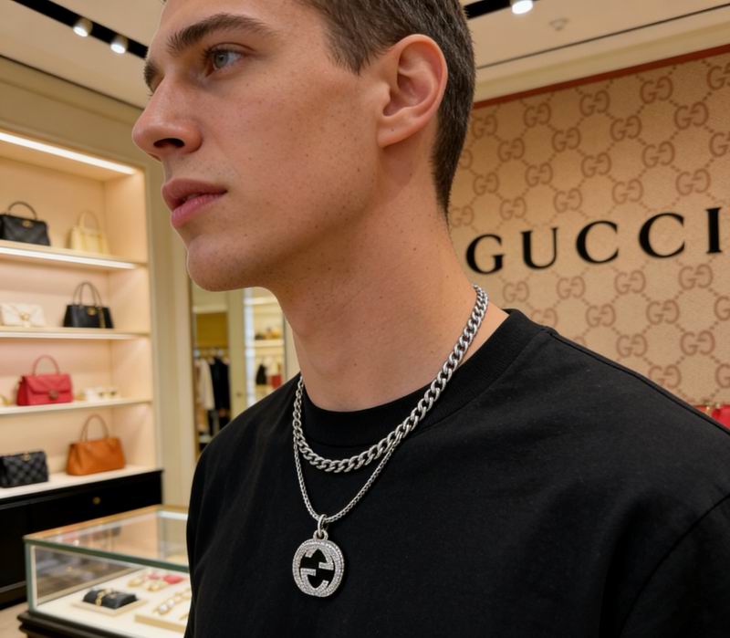 Gucci Necklace  03yxs101 (3)