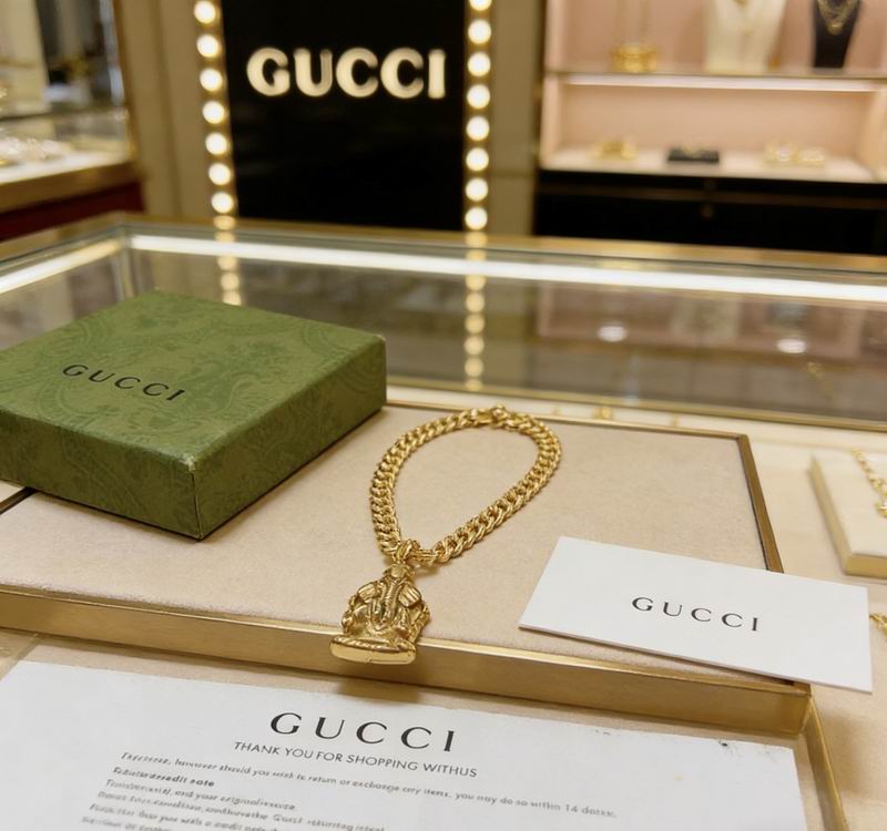 Gucci Necklace  03yxs161 (7)
