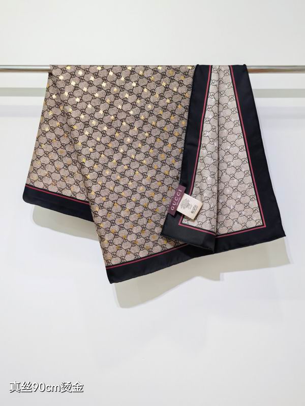 Gucci Silk Scarf 90X90cm E15 (3)