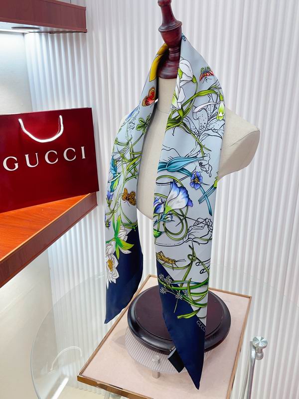 Gucci Silk Scarf 90X90cm E20 (3)