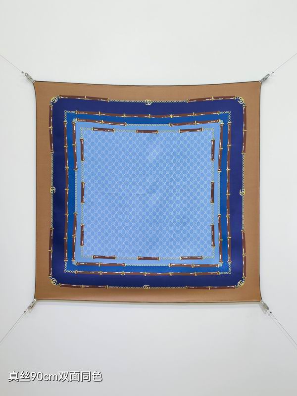 Gucci Silk Scarf 90X90cm E34 (18)