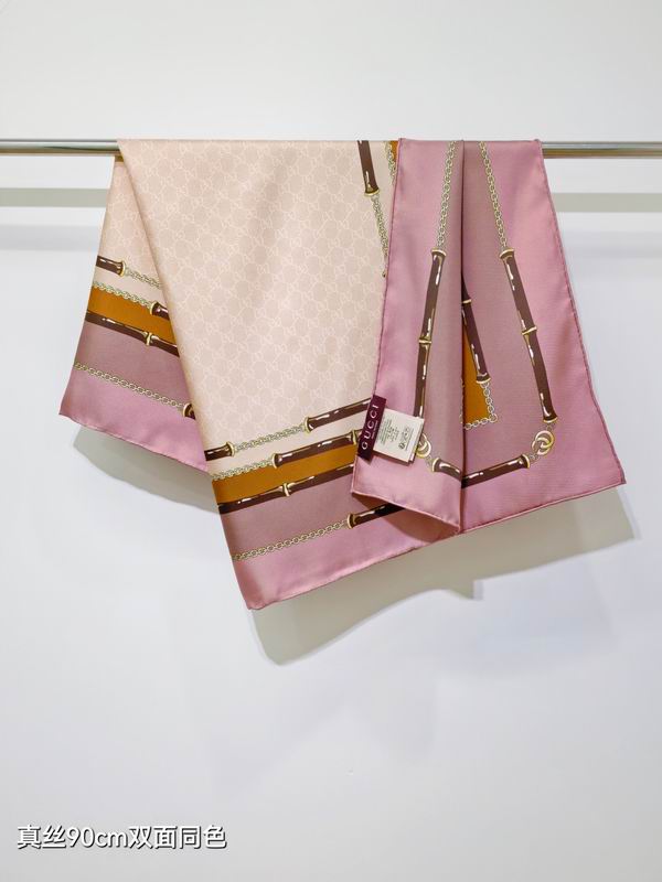 Gucci Silk Scarf 90X90cm E34 (3)