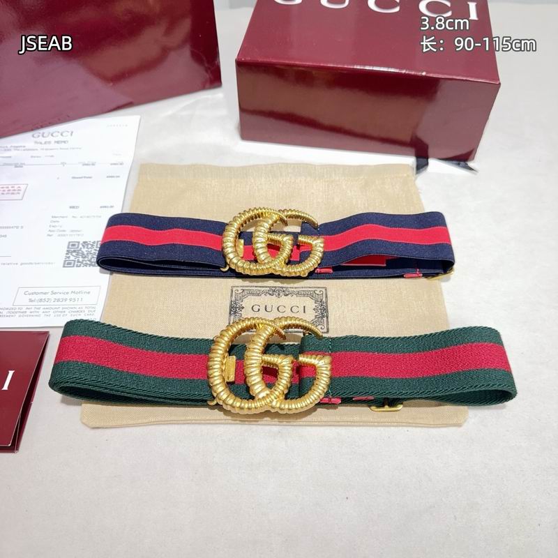 Gucci belt 松紧带38mmX90-115cm 8L (1)