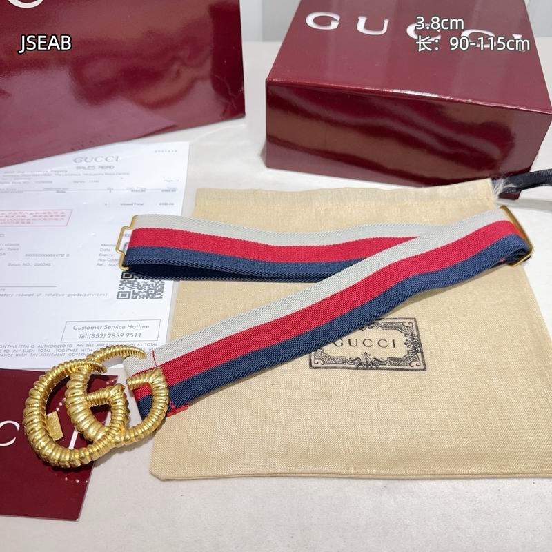 Gucci belt 松紧带38mmX90-115cm 8L (11)