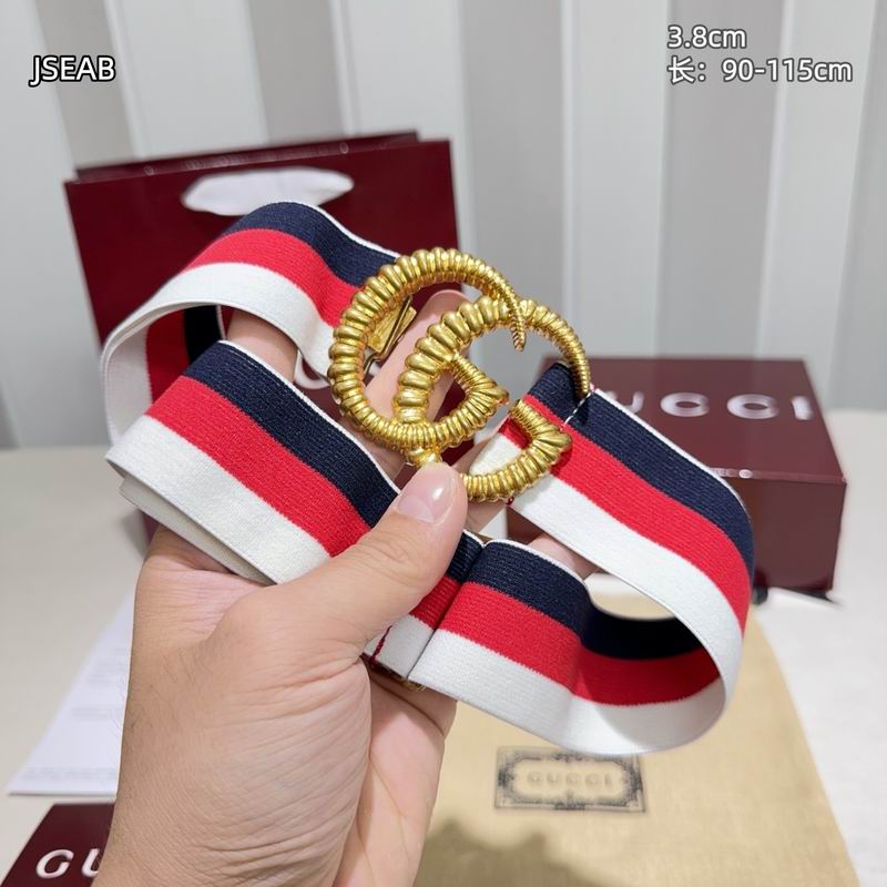 Gucci belt 松紧带38mmX90-115cm 8L (13)