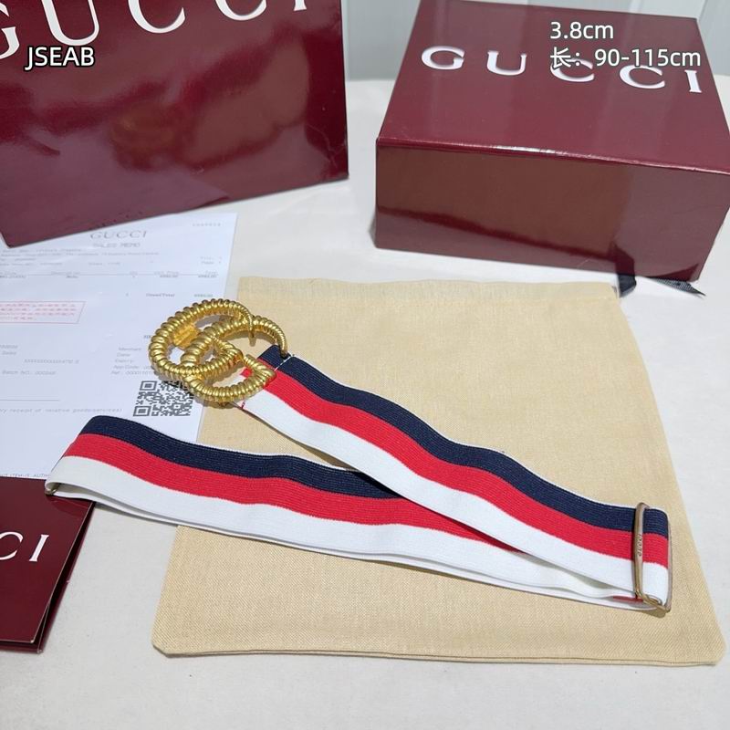 Gucci belt 松紧带38mmX90-115cm 8L (21)