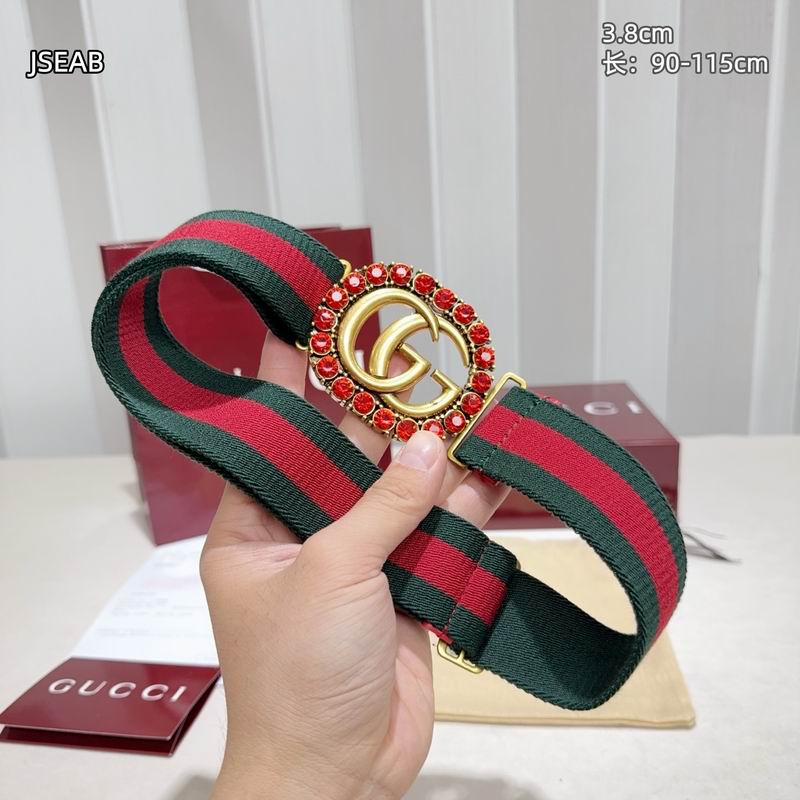 Gucci belt 松紧带38mmX90-115cm 8L (23)