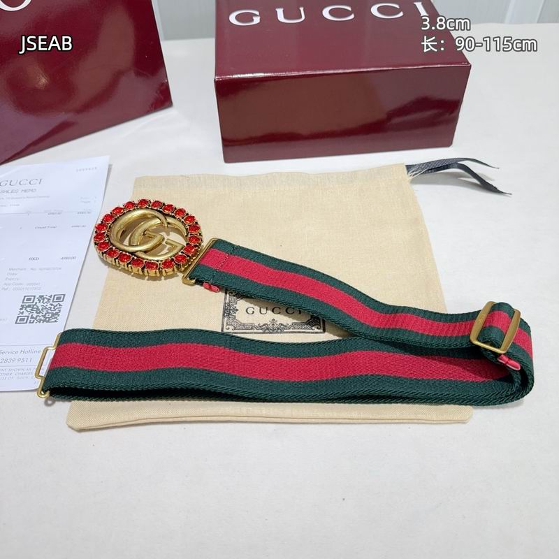 Gucci belt 松紧带38mmX90-115cm 8L (24)