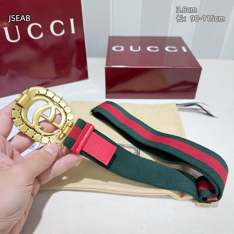 Gucci belt 松紧带38mmX90-115cm 8L (25)